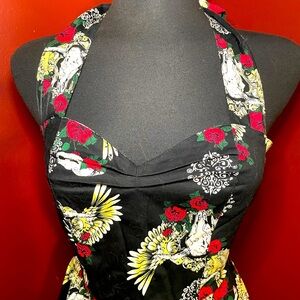 Hell Bunny Vixen Halter Dress